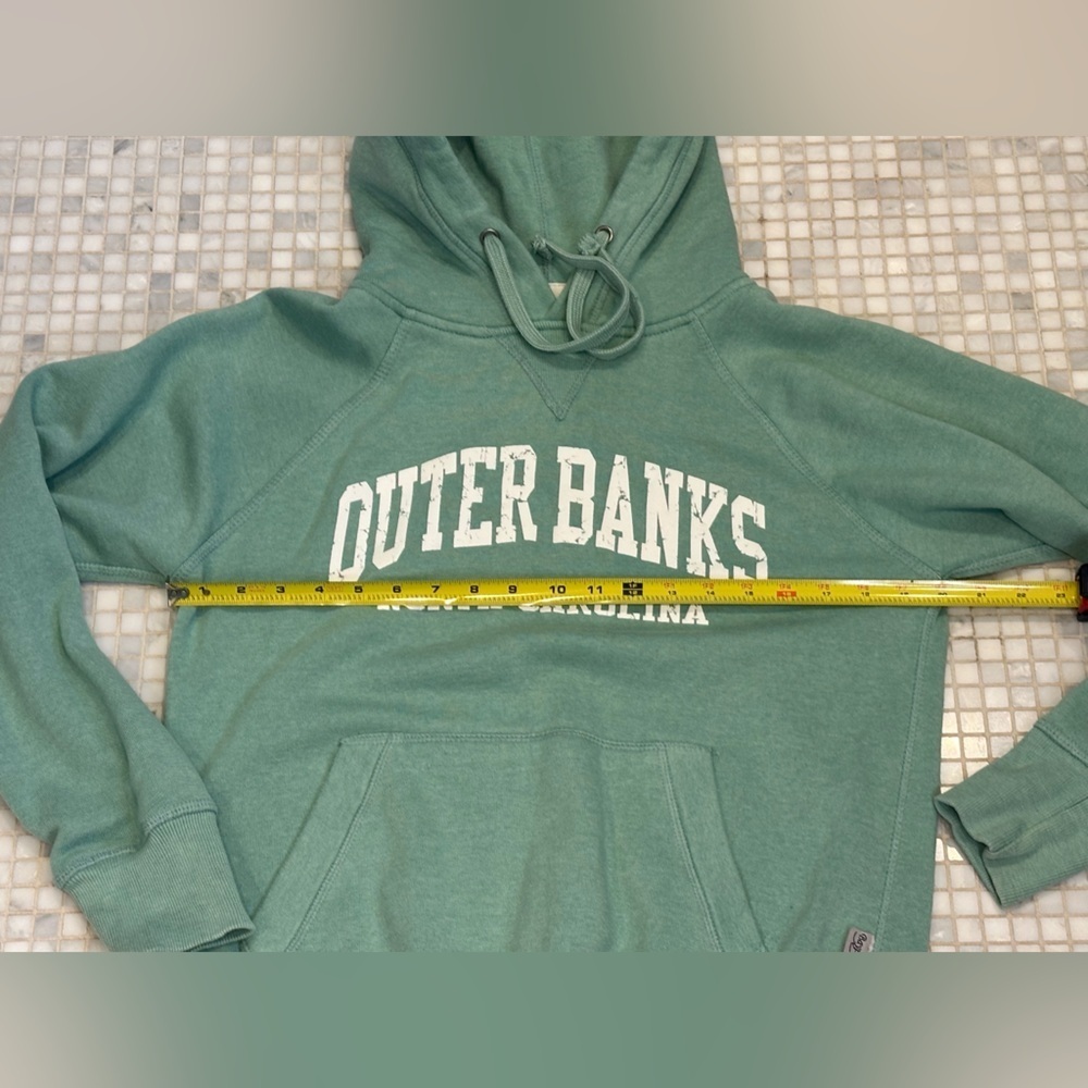 Outer Banks North Carolina Green Hoodie Sweatshirt with Pocket - Picture 12 of 12